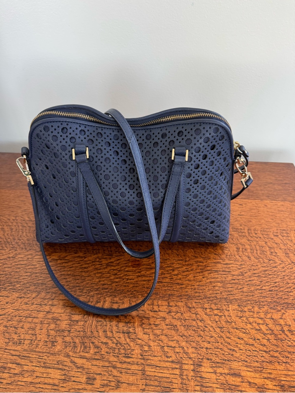Kate Spade Newbury Lane Caning Small Rachelle Satchel/Crossbody - Picture 2 of 13